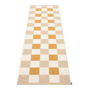 Okkersárga-bézs kültéri-beltéri futószőnyeg 70x240 cm Pix Vanilla Ochre – Pappelina kép