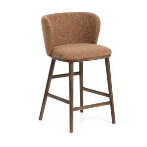 Terrakotta színű kárpitozott bárszék (ülésmagasság 65 cm) Ciselia – Kave Home kép