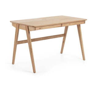 Jakes Natural íróasztal, 120 x 65 cm - Kave Home kép