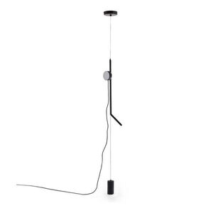 Fekete LED dimmelhető állólámpa (magasság 339 cm) Orey – Kave Home kép