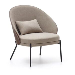 Világosbarna fotel Eamy – Kave Home kép