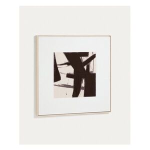 Kézzel festett keretezett-vászon kép 100x100 cm Arilan – Kave Home kép
