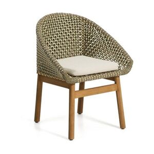 Zöld rattan kerti szék Olbia – Kave Home kép