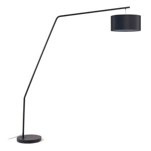 Fekete állólámpa textil búrával (magasság 221, 5 cm) Ciana – Kave Home kép