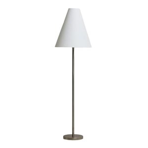 Ezüstszínű állólámpa textil búrával (magasság 153 cm) Navat – Kave Home kép