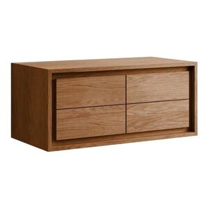 Barna teakfa fali mosdó alatti szekrény 90x40 cm Kenta – Kave Home kép