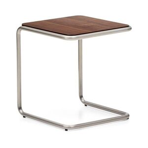 Tárolóasztal diófa dekorral 42x42 cm Tarsel – Kave Home kép
