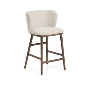 Bézs kárpitozott bárszék (ülésmagasság 65 cm) Ciselia – Kave Home kép