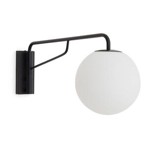 Fehér-fekete fali lámpa ø 20 cm Eilo – Kave Home kép