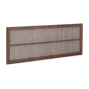 Sötét natúr színű kőrisfa ágytámla 195x70 cm Beyla – Kave Home kép