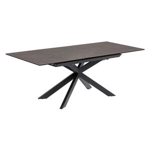 Bővíthető étkezőasztal kerámia asztallappal hosszabbító asztallappal 90x160 cm Atminda – Kave Home kép
