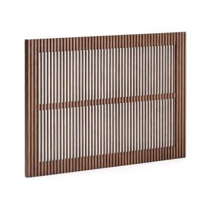 Sötét natúr színű kőrisfa ágytámla 105x70 cm Beyla – Kave Home kép