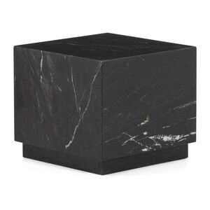 Márvány tárolóasztal 40x40 cm Sorein – Kave Home kép