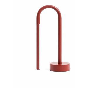 Piros fém LED asztali lámpa (magasság 30 cm) Bow – Kave Home kép