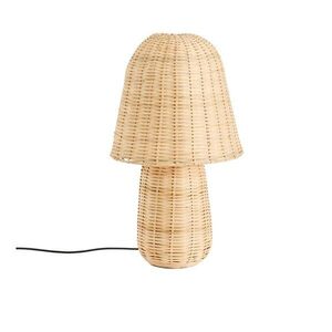 Natúr színű rattan asztali lámpa (magasság 65 cm) Neuda – Kave Home kép