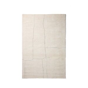 Krémszínű kézi szövésű pamutkeverék szőnyeg 230x160 cm Lisdan – Kave Home kép