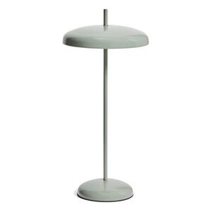 Világoszöld LED dimmelhető asztali lámpa fém búrával (magasság 35 cm) Porte – Kave Home kép
