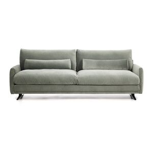 Zöld bársony kanapé 240 cm Veliro – Kave Home kép