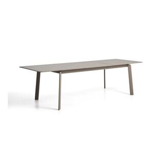 Fém kerti étkezőasztal 100x205 cm Brela – Kave Home kép
