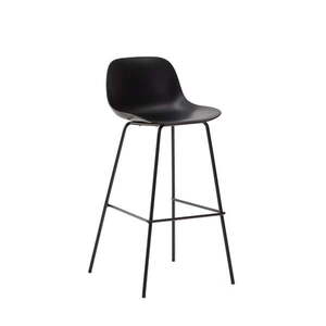 Fekete bárszék (ülésmagasság 74 cm) Altea – Kave Home kép