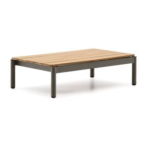 Teakfa kerti dohányzóasztal 57x91 cm Sorells – Kave Home kép