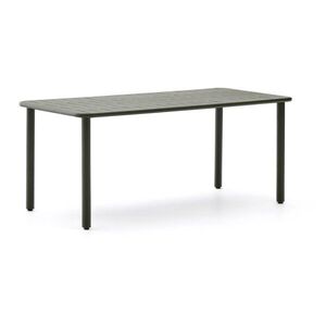 Acél kerti étkezőasztal 90x180 cm Brai – Kave Home kép