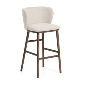 Bézs kárpitozott bárszék (ülésmagasság 75 cm) Ciselia – Kave Home kép