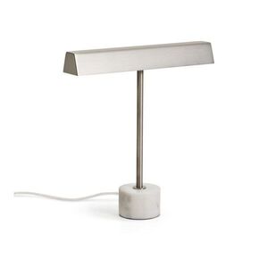 Ezüstszínű fém asztali lámpa (magasság 32, 5 cm) Lynor – Kave Home kép