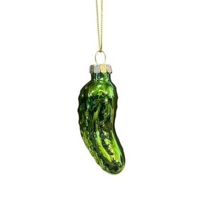 HANG ON üveg karácsonyfadísz , csemegeuborka kép