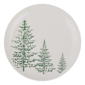 WINTER JOY porcelán tányér fenyőkák 20cm kép