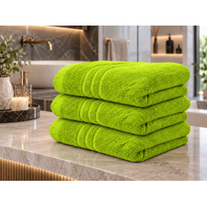 Comfort világoszöld fürdőlepedő 70 x 140 cm, 100% pamut kép
