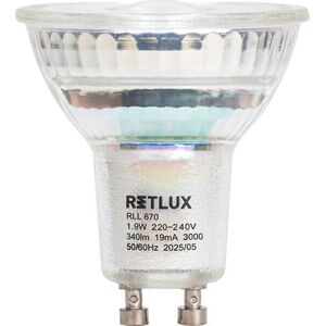 Retlux RLL 670 GU10 bulb 1, 9 W WW A kép
