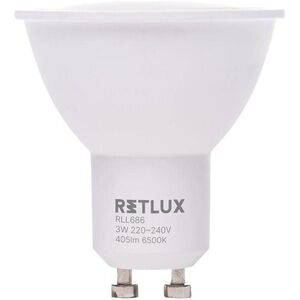 Retlux RLL 686 GU10 izzó, 3W, DL W, D kép