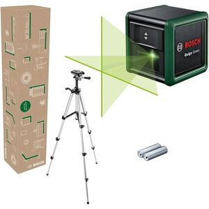 BOSCH Quigo Green akkumulátoros keresztlézer, 110 cm-es állvány, 0.603.663.CZ1 (2× AAA) kép