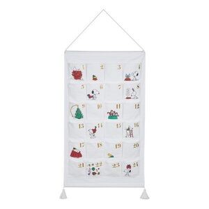 SANTA IS COMING adventi naptár 123 x 71 cm, Snoopy kép