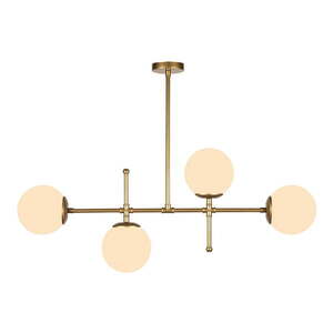 Kruva aranyszínű függőlámpa, magasság 57 cm - Squid Lighting kép