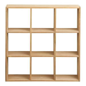Natúr színű többszintes borovi fenyő fali polc 46 cm Moss – House Nordic kép