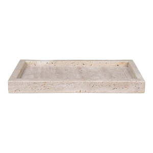 Kő dekoratív tálca 15x30, 5 cm Travertine – House Nordic kép