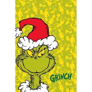 Zöld fleece gyerek takaró 100x150 cm Grinch – Jerry Fabrics kép