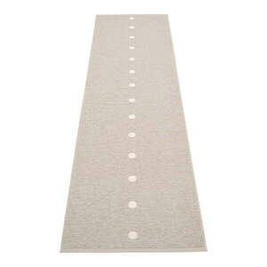 Bézs-krémszínű kültéri-beltéri futószőnyeg 70x280 cm Peg Linen Vanilla – Pappelina kép