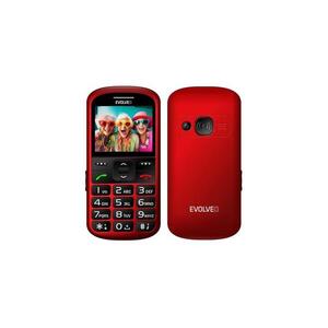 Evolveo - EasyPhone XS, időseknek tervezett mobiltelefon piros EP-570-XS-RD kép