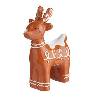 SWEET X-MAS kerámia szarvas 12x16cm kép