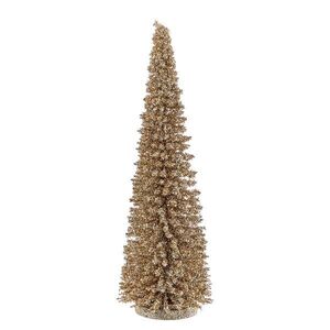 X-MAS csillámló fenyő 45 cm , arany kép