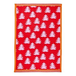 SWEET XMAS pamut konyharuha 50x67 , fenyőfa kép