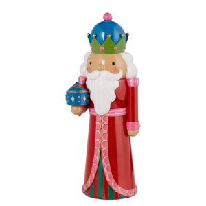 X-MAS dekor figura király piros 20 cm kép