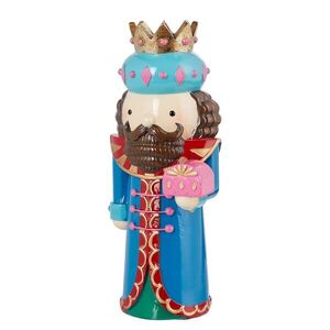 X-MAS dekor figura király kék 20 cm kép