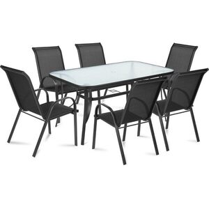 Fieldmann Comfort Steel 6+1 kerti bútor szett kép