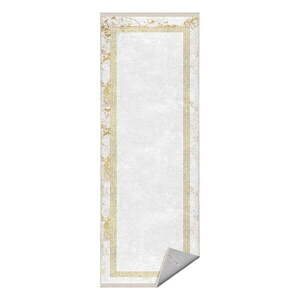 Fehér-aranyszínű futószőnyeg 80x200 cm – Mila Home kép