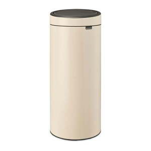 Bézs acél érintésre nyíló szemetes 30 l Touch Bin – Brabantia kép