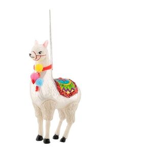 Üveg karácsonyfadísz 9 cm Llama – Sass & Belle kép
